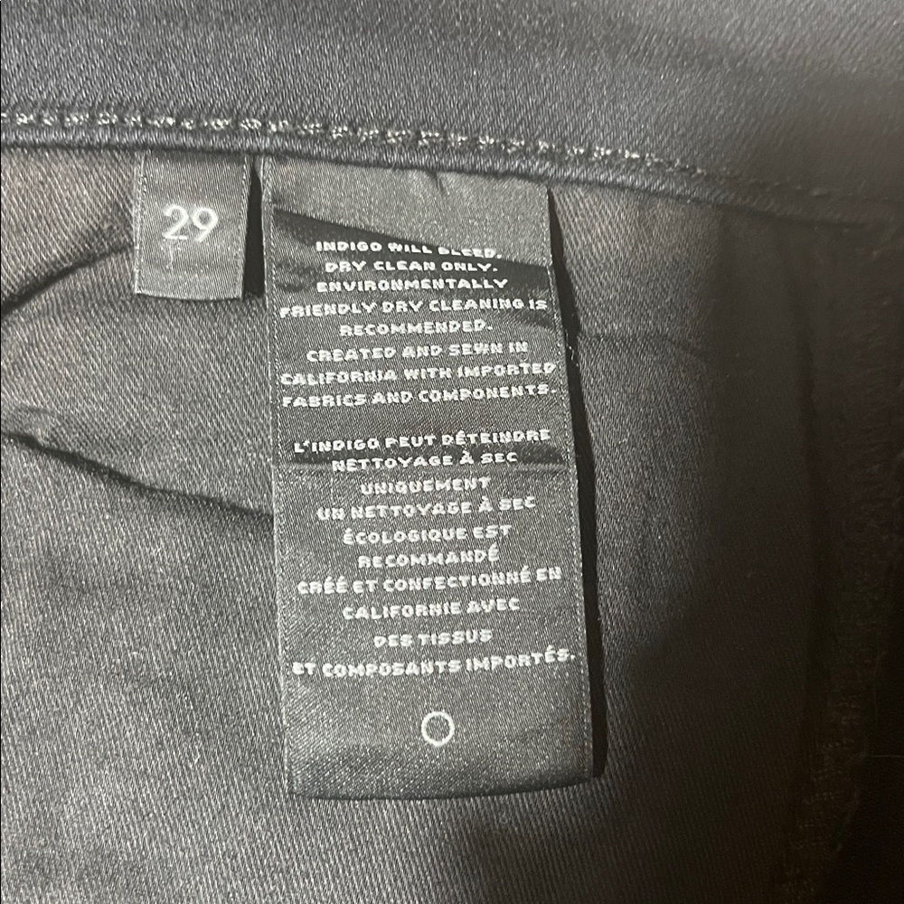 J Brand “Selena” Mid-Rise Cropped Bootcut – Size 29 — Galactic Black - Picture 10 of 10
